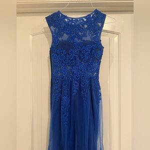 Royal blue Formal dress